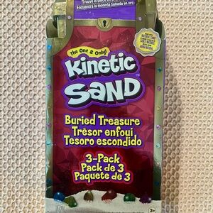Kinetic Sand Buried Treasure 3-Pack - Gold and Purple